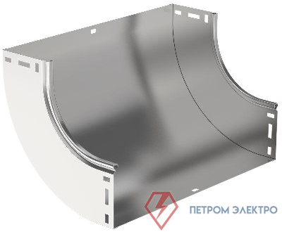 Угол для лотка плавный 90град. 80х400 В10 ESCA IEK CPV51-0-90-080-400