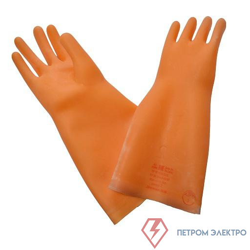 Перчатки латексные диэлектрические бесшовные класс 1 (р-р3) ЭЛЕКТРО ТРЕЙД DIZ225-3