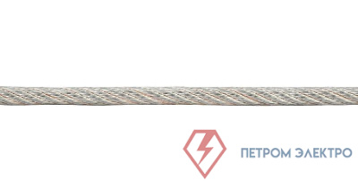 Трос стальной в ПВХ изоляции d3.0-4.0мм (уп.20м) Tech-Krep 127856