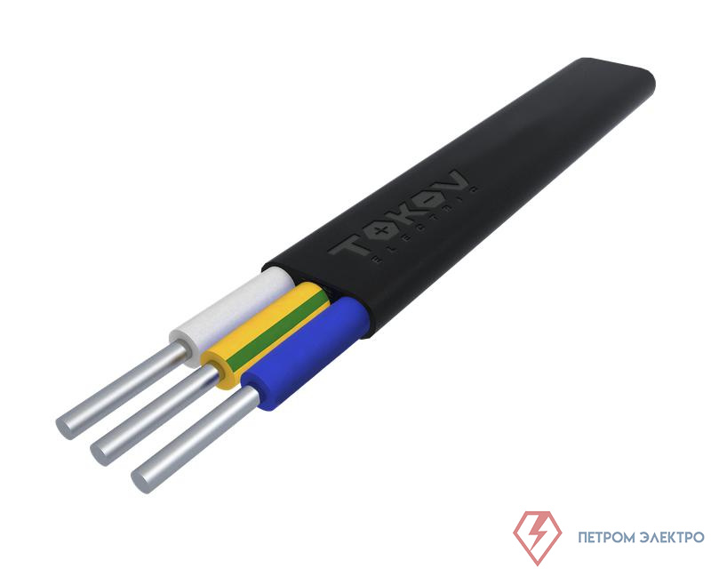 Кабель TOKOV ELECTRIC АВВГ-Пнг(А)-LS 3х6 ОК (N PE) 0.66кВ (уп.100м) 00-00036352