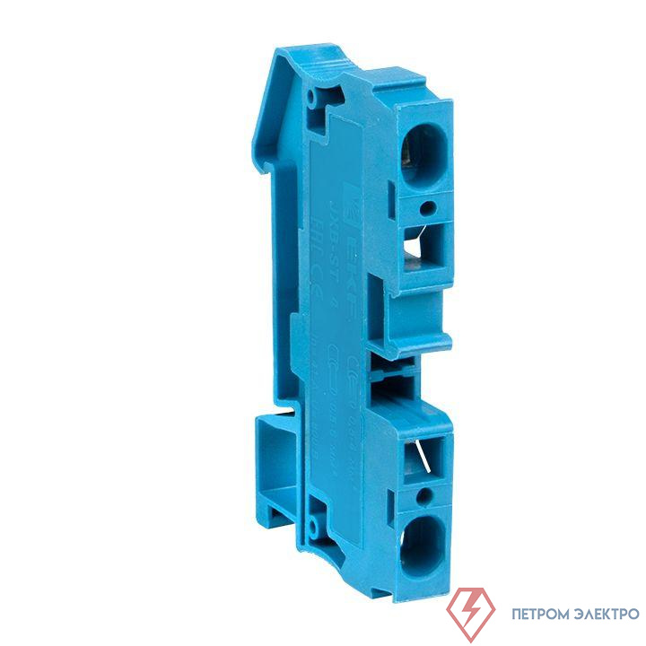 Колодка клеммная ST-4 41А пружинная син. EKF plc-jxb-st-4-blue