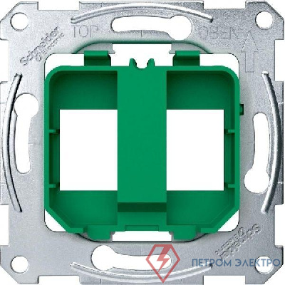 Опора Merten платы для модул. штепсел. разъема зел. SchE MTN4566-0004