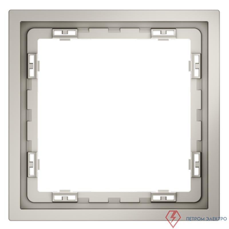 Рамка 1-м S70 пластик. кашемир Voltum VLS100103