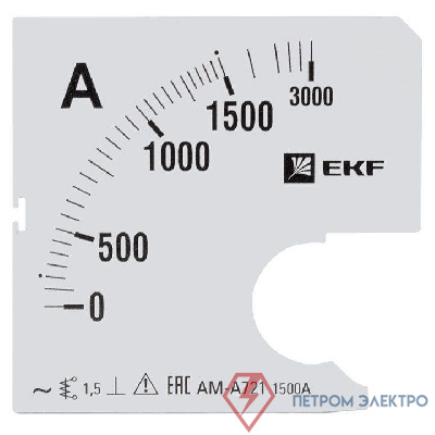 Шкала сменная для A721 1500/5А-1.5 PROxima EKF s-a721-1500