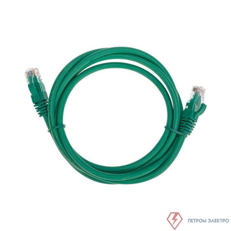 Патч-корд U/UTP CAT 6 RJ45-RJ45 26AWG LSZH зел. 1.5м Rexant 02-0296-105