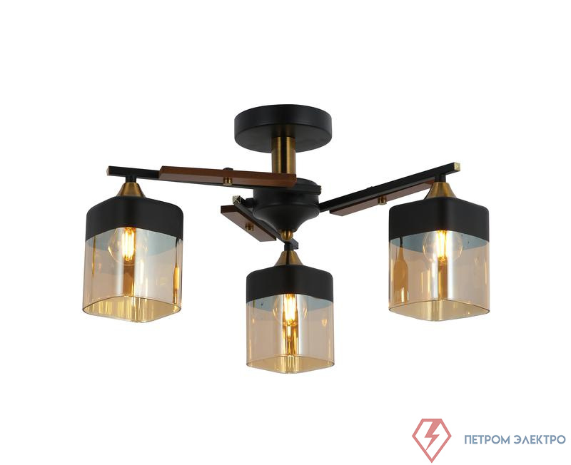 Люстра Glitz Е27х3 60Вт IP20 Freya FR5154PL-03B