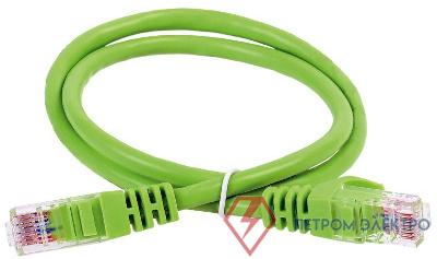 Патч-корд кат.6 UTP PVC 5м зел. ITK PC02-C6U-5M