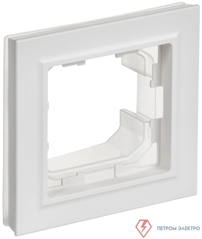 Рамка 1-м BRITE РУ-1-БрАБ-44 IP44 арктич. бел. IEK BR-M12-44-K91