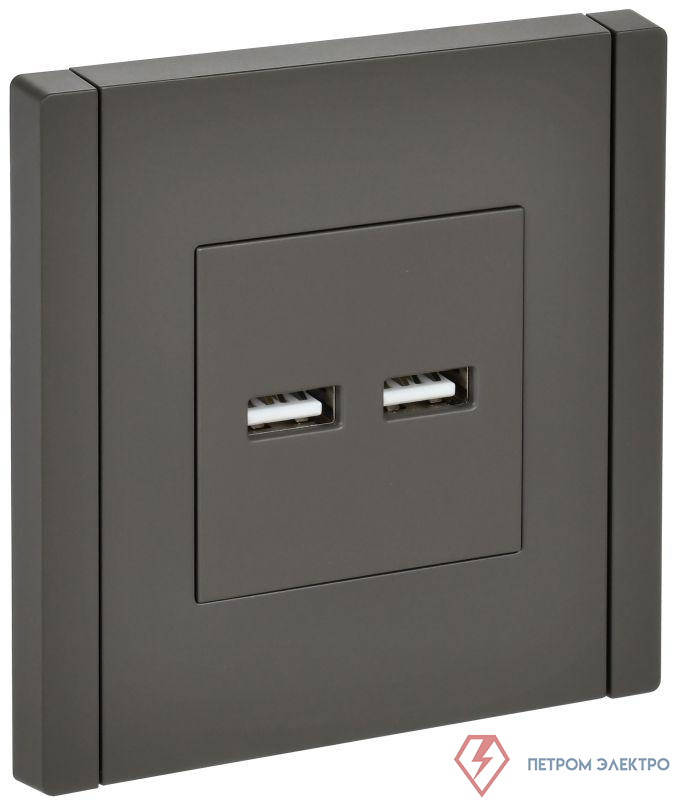 Розетка USB A+A 3.1А FORTE&PIANO FP349 сер. IEK FP-U21-D31-K03