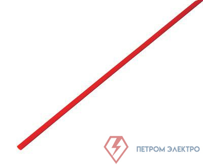 Трубка термоусадочная 10.0/5.0 (уп.100м) красн. Rexant 49-1004