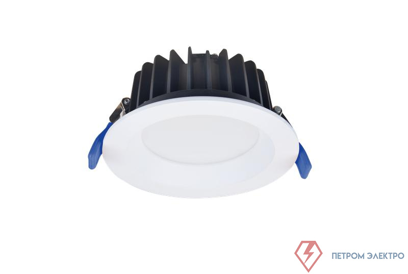 Светильник светодиодный FD 20 R 11 OP 940 D90 WH IP54 108х42мм 10Вт 4000К Ra 90 IP54 встраив. бел. даунлайт Русский Свет 11042023232