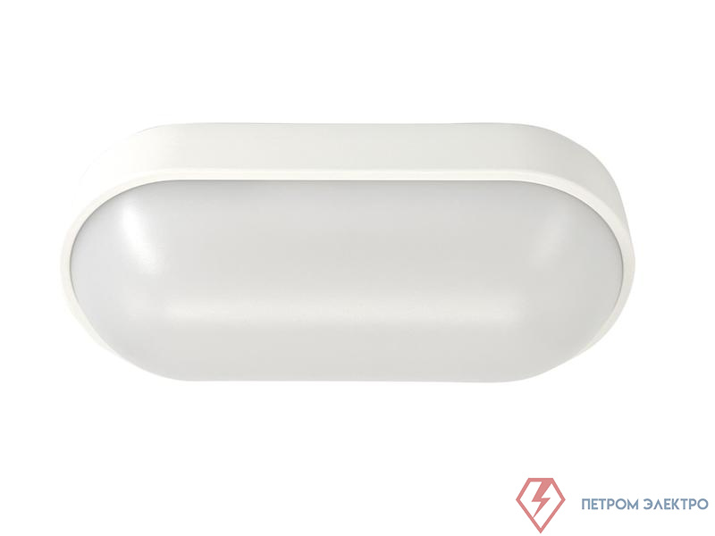 Светильник светодиодный WP 15 C 12W OP 840 W10L22 WH 220х106х60мм 12Вт 4000К IP65 ЖКХ овал. пылевлагозащ. бел. Русский Свет 15071524499
