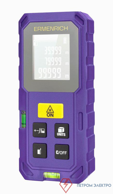 Рулетка лазерная Reel PLUS GS40 фиолет. Ermenrich 86257