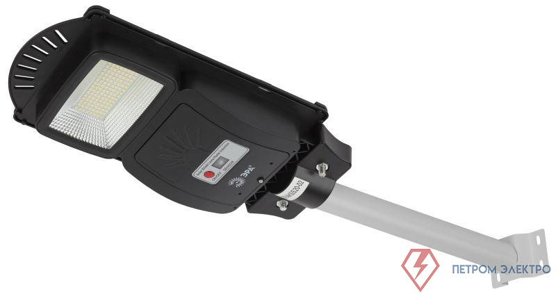 Светильник 20Вт 5000К IP65 400лм консольный на солнечной батарее SMD с кронштейном с датчиком движения ПДУ Эра Б0046798