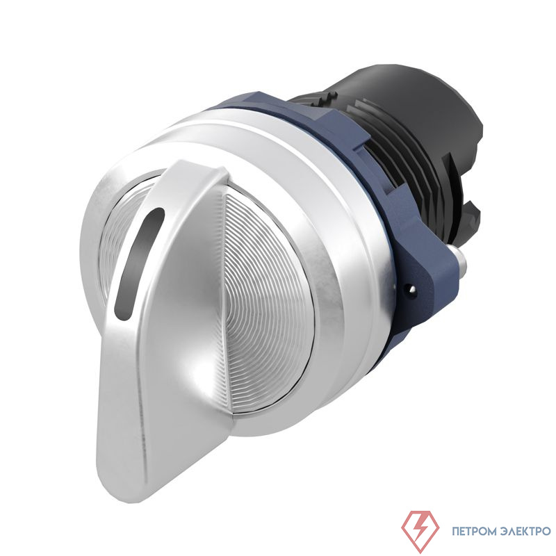 Головка переключателя на 3 положения с возвратом стандартная ручка алюм. черн. DKC M22S-M3A