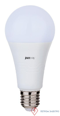 Лампа светодиодная PLED-SP 25Вт A65 3000К тепл. бел. E27 230В/50Гц JazzWay 5018051A 0