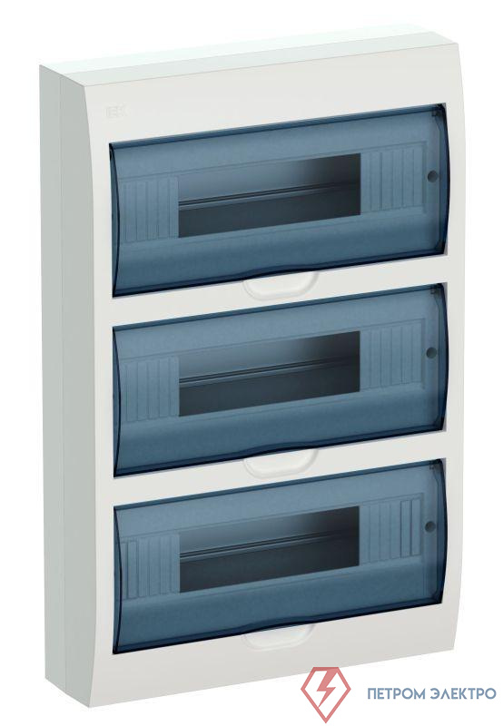 Корпус навесной ЩРН-П-36 Krepta 3 IP41 пластик. бел. IEK MKP12-N-36-40-05