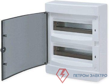 Щит распределительный навесной Unix 2х12мод. IP41 бел. дверь PROxima EKF ux-2x12-nw