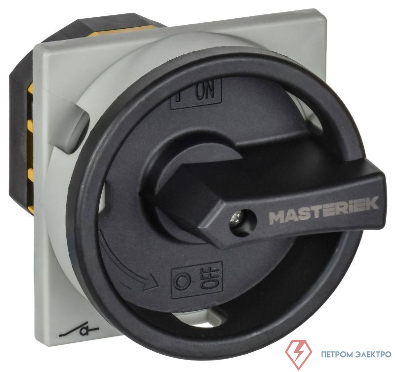 Переключатель кулачковый 10А (сх. 54) закрытая рукоятка IEK MI-CS11-010-054
