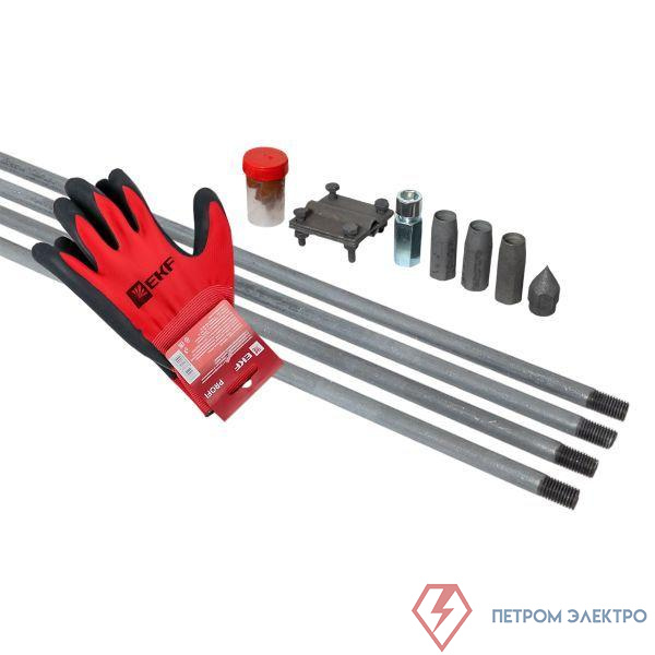 Комплект заземления верт. d16 дл.6м (4х1.5м) HZ PROxima EKF gc-21600
