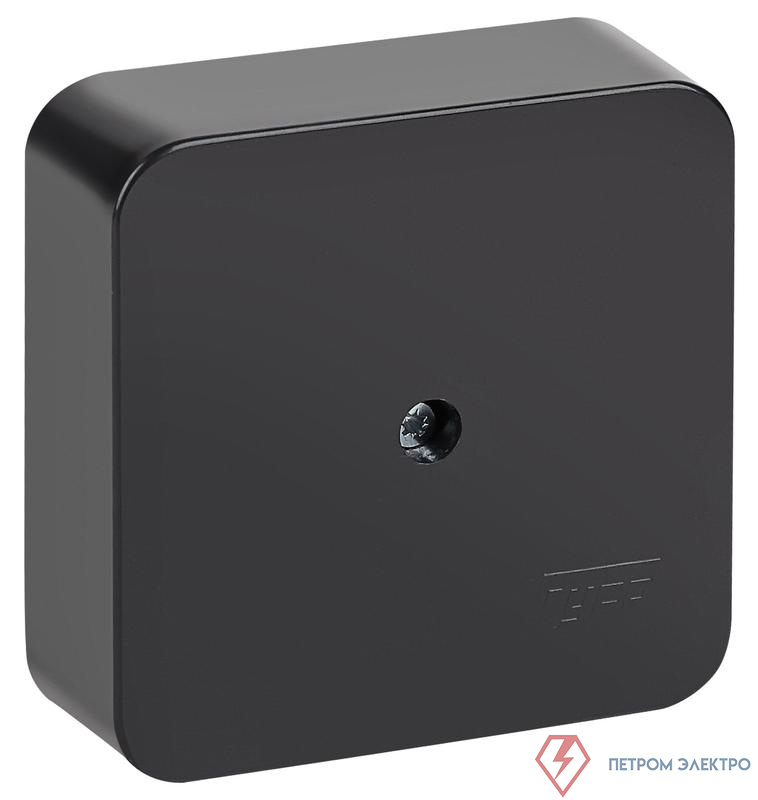 Коробка универсальная Тусо для кабель-каналов 80х80х25мм черн. Ruvinil 65005Ч