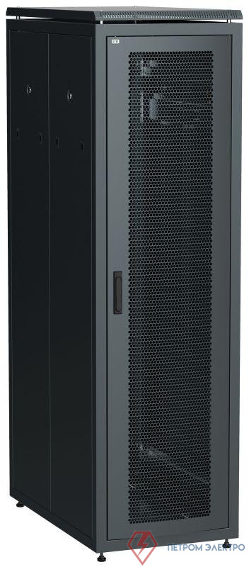 Шкаф сетевой 19дюйм LINEA N 33U 600х1000мм перфорированные двери черн. ITK LN05-33U61-PP