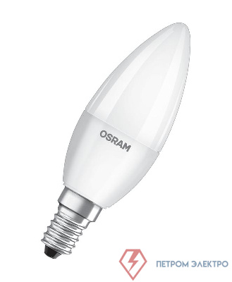 Лампа светодиодная LED Value LVCLB60 7SW/840 7Вт свеча матовая E27 230В 10х1 RU OSRAM 4058075579477