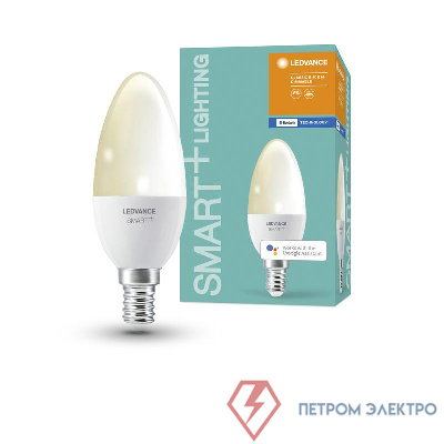 Лампа светодиодная SMART+ Candle Dimmable 40 5Вт/2700К E14 LEDVANCE 4058075485211 0