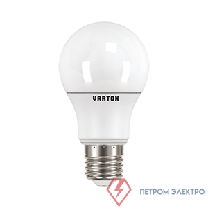 Лампа светодиодная 12Вт грушевидная 4000К нейтр. бел. E27 1000лм 12-36В МО низковольтная VARTON 902502212