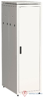 Шкаф сетевой 19дюйм  LINEA N 47U 600х1000мм металлическая передняя дверь сер. ITK LN35-47U61-M