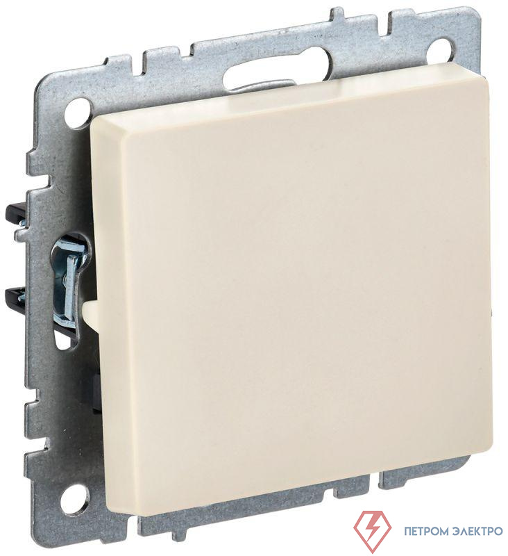 Выключатель 1-кл. СП BRITE ВС10-1-0-БрКр 10А механизм беж. IEK BR-V10-0-10-K10