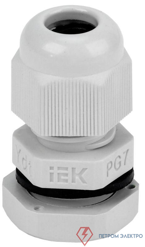 Сальник PG 7 D проводника 5-6мм IP54 (СТ) IEK YSA20-06-07-54-K41-C