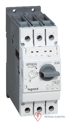 Выключатель автоматический для защиты двигателя 10А 100кА MPX3 T63H Leg 417360