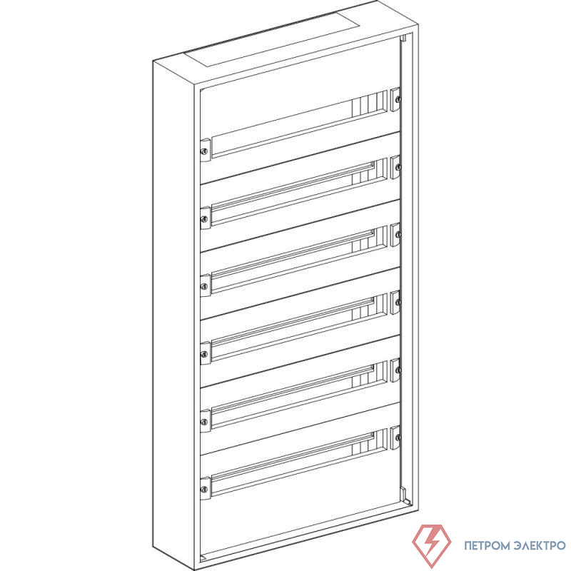 Шкаф комплектный навесной Ш=550мм 6ряд. SchE LVS08006