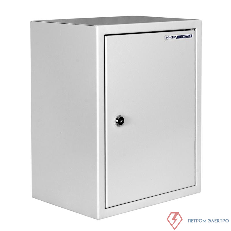 Корпус ЩМП-1 400х310х220 IP31 с монтажн. панелью метал. PRIZMA TOKOV ELECTRIC TKE-PZ-MPB31-1