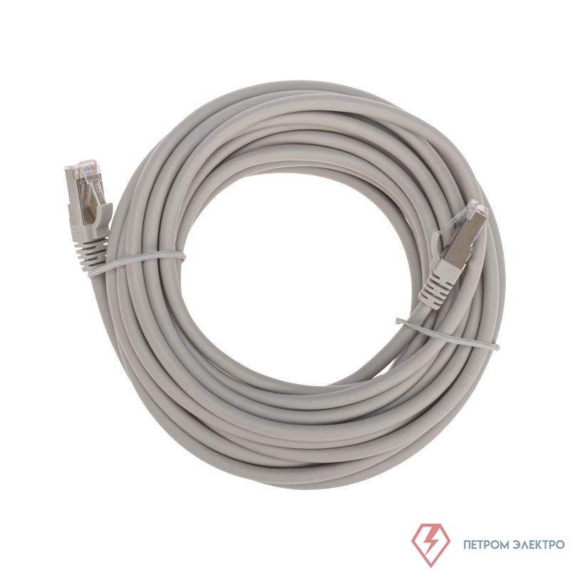 Патч-корд S/FTP CAT 6A (10G) RJ45-RJ45 28AWG LSZH сер. 7м Rexant 02-0390-7