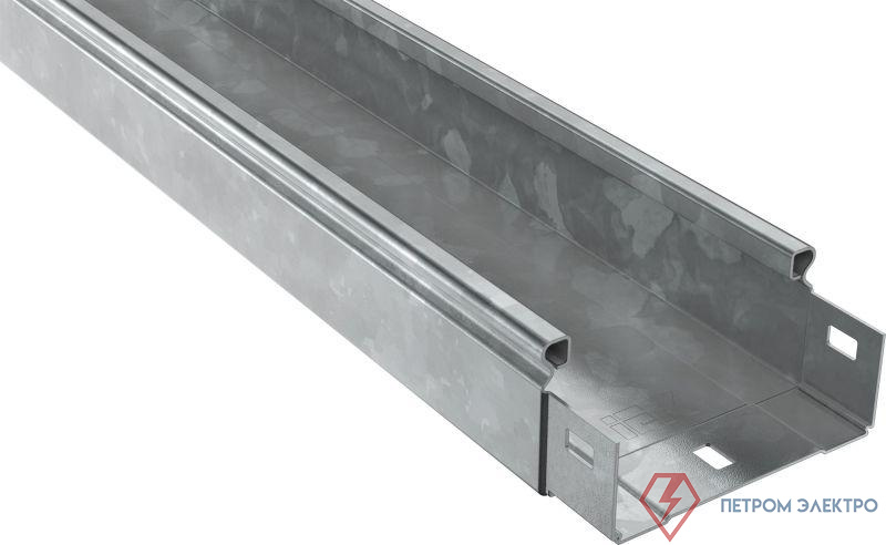 Лоток листовой неперфорир. 100х50 L3000 сталь 1мм HDZ IEK CLN10-050-100-100-3-M-HDZ
