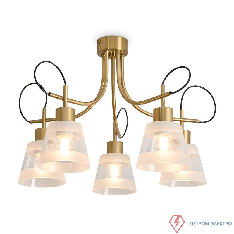 Светильник Caramel 5х60Вт E27 IP20 подвесной Freya FR5522PL-05BS