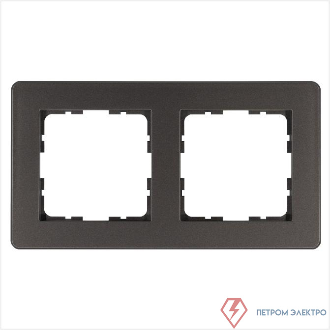 Рамка 2-м G-Flex мокко Jasmart G1102Z