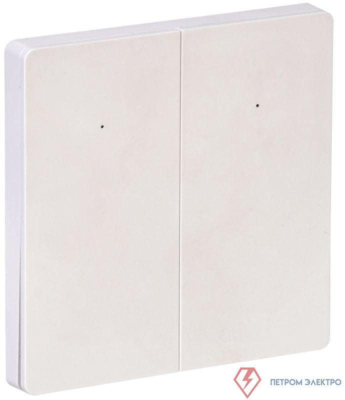Выключатель-SMART iTEQ 2-кл. 16А б/нейтр. ZigBee бел. ONI IT-SM2ZI-K01