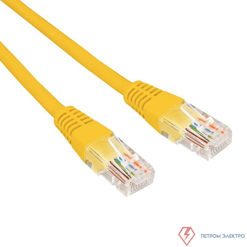 Патч-корд U/UTP CAT 6 RJ45-RJ45 26AWG LSZH желт. 0.3м Rexant 02-0295-03