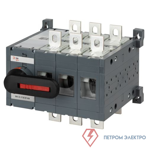 Выключатель-разъединитель ВНК-35-71130 PRO mvr30-3-160E 3П 160А на 2 направления с фронтальной рукояткой управления Эра Б0054015