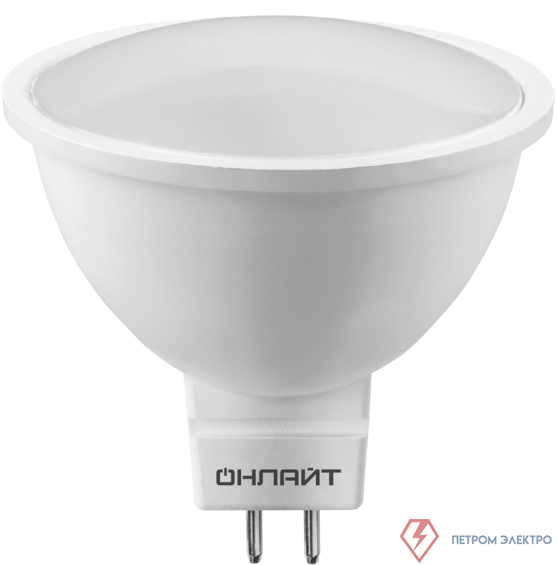 Лампа светодиодная 90 464 OLL-MR16-15-230-3K-GU5.3 15Вт 3000К тепл. бел. GU5.3 1500лм 176-264В ОНЛАЙТ 90464