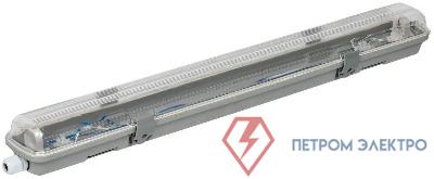 Светильник ДСП 2101 под LED лампу 1хT8 600мм IP65 ИЭК LDSP0-2101-1X060-K01