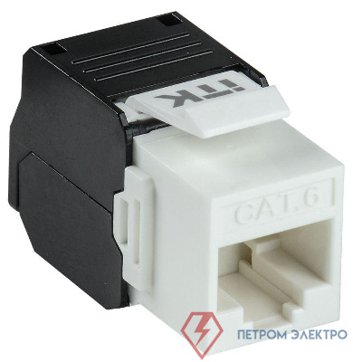 Модуль Keystone Jack кат.6 UTP без инстр. 180 град. ITK CS1-1C06U-T2