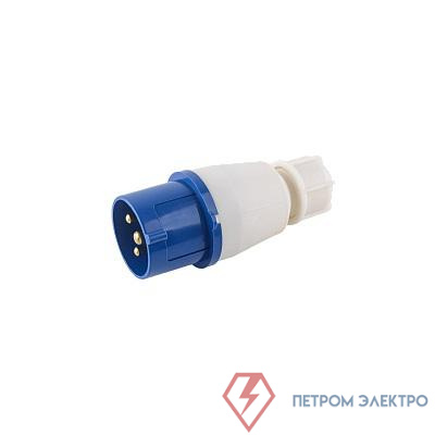 Вилка переносная PPC 013 2P+PE 16А 220В IP44 Pro JazzWay 5072251