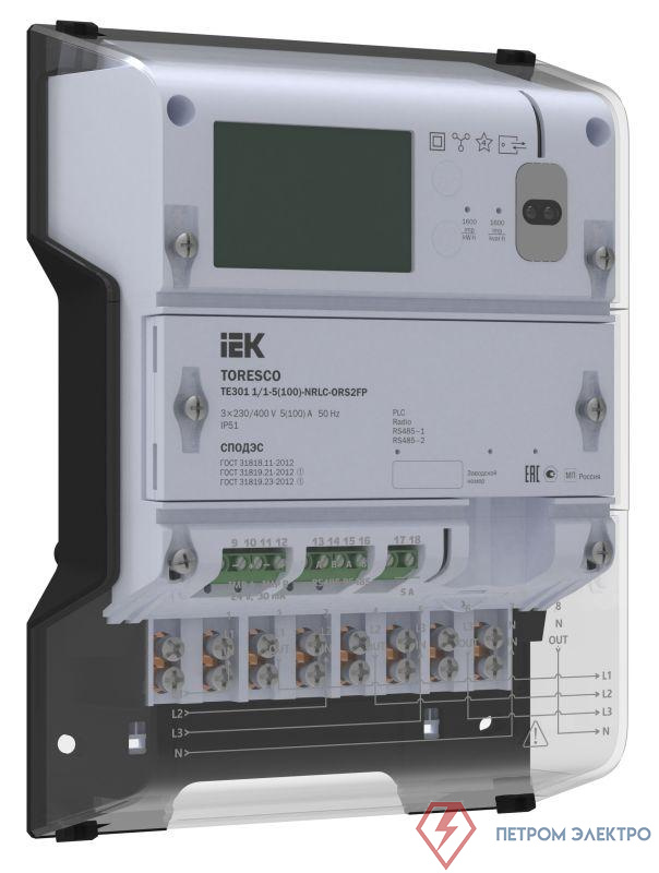 Счетчик TE301 1/1-5(100)-NRLC-ORS2FP TORESCO IEK TR-TE301-100-1-RS2FP