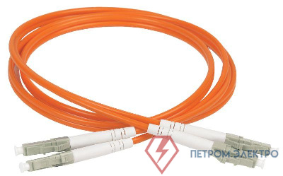 Патч-корд оптический коммутационный соединительный для многомодового кабеля (MM); 50/125 (OM2); LC/UPC-LC/UPC (Duplex) (дл.5м) ITK FPC50-LCU-LCU-C2L-5M