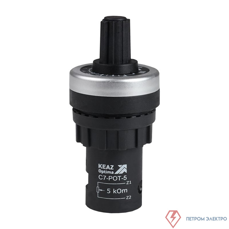Потенциометр OptiSignal Compact D22 С7-POT-5 5кОм XB4BD912R5K КЭАЗ 362215