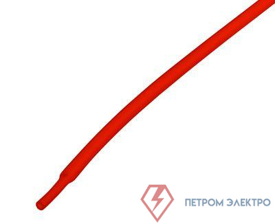 Трубка термоусадочная 1.5/0.75 1м красн. Rexant 20-1504
